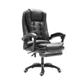 Load image into Gallery viewer, La Bella Black Massage Footrest Ergonomic Executive Office Chair