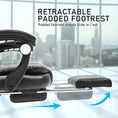 Load image into Gallery viewer, La Bella Black Massage Footrest Ergonomic Executive Office Chair