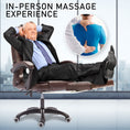 Load image into Gallery viewer, La Bella Espresso Massage Footrest Ergonomic Executive Office Chair