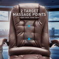 Load image into Gallery viewer, La Bella Espresso Massage Footrest Ergonomic Executive Office Chair