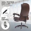 Load image into Gallery viewer, La Bella Espresso Massage Footrest Ergonomic Executive Office Chair