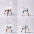 Load image into Gallery viewer, La Bella 2 Set White Retro Dining Cafe Chair DSW PP