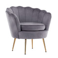 Load image into Gallery viewer, Velvet Armchair Lounge Retro Accent Chair Upholstered Couch Sofa Bedroom Seater Grey