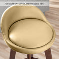 Load image into Gallery viewer, Holly 2 Set 72cm Coffee Brown Wooden Bar Stool Leila Leather