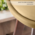Load image into Gallery viewer, Holly 2 Set 72cm Coffee Brown Wooden Bar Stool Leila Leather