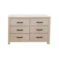 Load image into Gallery viewer, Foxglove Dresser 6 Chest of Drawers Solid Wood Tallboy Storage Cabinet - White