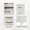 Load image into Gallery viewer, Foxglove Dresser 6 Chest of Drawers Solid Wood Tallboy Storage Cabinet - White