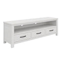 Load image into Gallery viewer, Foxglove ETU Entertainment TV Unit 166cm 3 Drawer Solid Mt Ash Wood - White