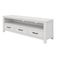 Load image into Gallery viewer, Foxglove ETU Entertainment TV Unit 166cm 3 Drawer Solid Mt Ash Wood - White