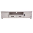 Load image into Gallery viewer, Foxglove ETU Entertainment TV Unit 216cm 2 Drawer 2 Door Mt Ash Wood - White