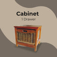 Load image into Gallery viewer, Hyssop Bedside 1 Chest of Drawers Cane Bedroom Kitchen Bathroom Storage Cabinet