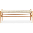 Load image into Gallery viewer, Anemone 2p Wishbone 120cm Dining Bench Beech Timber Replica Hans Wenger Natural