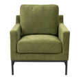 Load image into Gallery viewer, Mylah Fabric Armchair Occasional Accent Arm Chair Green