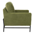 Load image into Gallery viewer, Mylah Fabric Armchair Occasional Accent Arm Chair Green