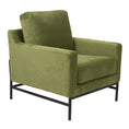 Load image into Gallery viewer, Mylah Fabric Armchair Occasional Accent Arm Chair Green