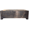 Load image into Gallery viewer, Catmint Coffee Table 127cm 2 Drawer Solid Acacia Wood - Stone Grey