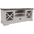Load image into Gallery viewer, Erica ETU Entertainment TV Unit 160cm Solid Acacia Wood Hampton Brown White