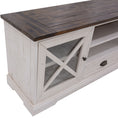 Load image into Gallery viewer, Erica ETU Entertainment TV Unit 160cm Solid Acacia Wood Hampton Brown White