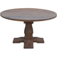 Load image into Gallery viewer, Florence Round Dining Table 135cm French Provincial Pedestal Solid Timber Wood