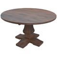 Load image into Gallery viewer, Florence Round Dining Table 135cm French Provincial Pedestal Solid Timber Wood