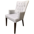 Load image into Gallery viewer, Florence Set of 2 Carver Fabric Dining Chair French Provincial Solid Timber