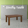 Load image into Gallery viewer, Umber Dining Table 180cm Solid Pine Wood Home Dinner Furniture - Dark Brown