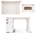 Load image into Gallery viewer, Laelia Study Computer Desk 150cm Office Executive Table Solid Acacia Wood -White