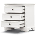 Load image into Gallery viewer, Celosia Bedside Table 3 Drawers Storage Cabinet Nightstand End Tables - White