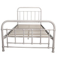 Load image into Gallery viewer, Metallica King Single Bed Size Metal Frame Platform Mattress Base - White