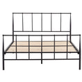 Load image into Gallery viewer, Hardy Double Bed Size Metal Frame Platform Mattress Base - Black