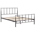 Load image into Gallery viewer, Hardy Double Bed Size Metal Frame Platform Mattress Base - Black
