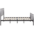 Load image into Gallery viewer, Hardy Double Bed Size Metal Frame Platform Mattress Base - Black