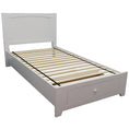 Load image into Gallery viewer, Wisteria Bed Frame King Single Size Mattress Base Storage Drawer Timber Wood-WHT