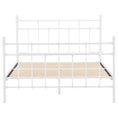 Load image into Gallery viewer, Gracy King Single Bed Size Metal Frame Platform Mattress Base - White