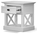 Load image into Gallery viewer, Beechworth Bedside Tables 1 Drawer Storage Cabinet Shelf Side End Table - White