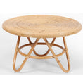 Load image into Gallery viewer, rodeo Rattan Round Coffee Table 80cm -
