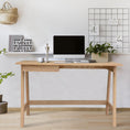 Load image into Gallery viewer, Mindil Office Desk Student Study Table Solid Wooden Timber Frame - Ash Natural