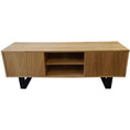 Load image into Gallery viewer, Petunia ETU Entertainment TV Unit 160cm Elm Timber Wood 2 Door - Natural
