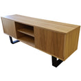 Load image into Gallery viewer, Petunia ETU Entertainment TV Unit 160cm Elm Timber Wood 2 Door - Natural