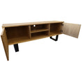Load image into Gallery viewer, Petunia ETU Entertainment TV Unit 160cm Elm Timber Wood 2 Door - Natural