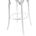 Load image into Gallery viewer, Aster Round Bar Stools Dining Stool Chair Solid Birch Timber Rattan Seat White