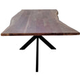 Load image into Gallery viewer, Lantana Dining Table 240cm Live Edge Solid Acacia Timber Wood Metal Leg -Natural