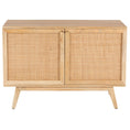 Load image into Gallery viewer, Olearia Buffet Table 100cm 2 Door Solid Mango Wood Storage Cabinet Natural