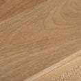 Load image into Gallery viewer, Olearia Buffet Table 100cm 2 Door Solid Mango Wood Storage Cabinet Natural