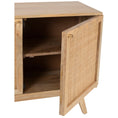 Load image into Gallery viewer, Olearia Buffet Table 100cm 2 Door Solid Mango Wood Storage Cabinet Natural