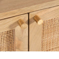 Load image into Gallery viewer, Olearia Buffet Table 100cm 2 Door Solid Mango Wood Storage Cabinet Natural