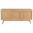 Load image into Gallery viewer, Olearia Buffet Table 150cm 3 Door Solid Mango Wood Storage Cabinet Natural