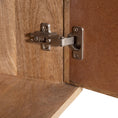 Load image into Gallery viewer, Olearia Buffet Table 150cm 3 Door Solid Mango Wood Storage Cabinet Natural