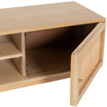 Load image into Gallery viewer, Olearia ETU Entertainment TV Unit 150cm Solid Mango Wood Rattan 2 Door Natural