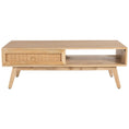 Load image into Gallery viewer, Olearia Coffee Table 120cm Solid Mango Timber Wood Rattan Furniture Natural